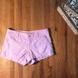 Lilly Pulitzer purple lace shorts
